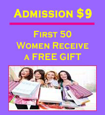 Text Admission $9, First 50 women receive a free gift