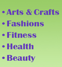 Text, Arts and Crafts, Fashions, Fitness, Health, Beauty